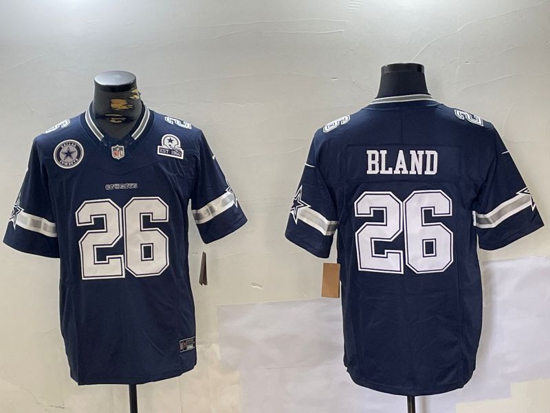 Men Dallas Cowboys #26 Bland Blue 2024 Nike Limited NFL Jersey style 6->dallas cowboys->NFL Jersey